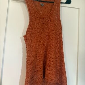 Aerie Burnt Orange Knit Tank Top